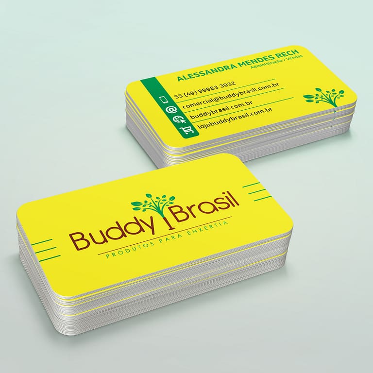 Cartão de visitas Buddy Brasil